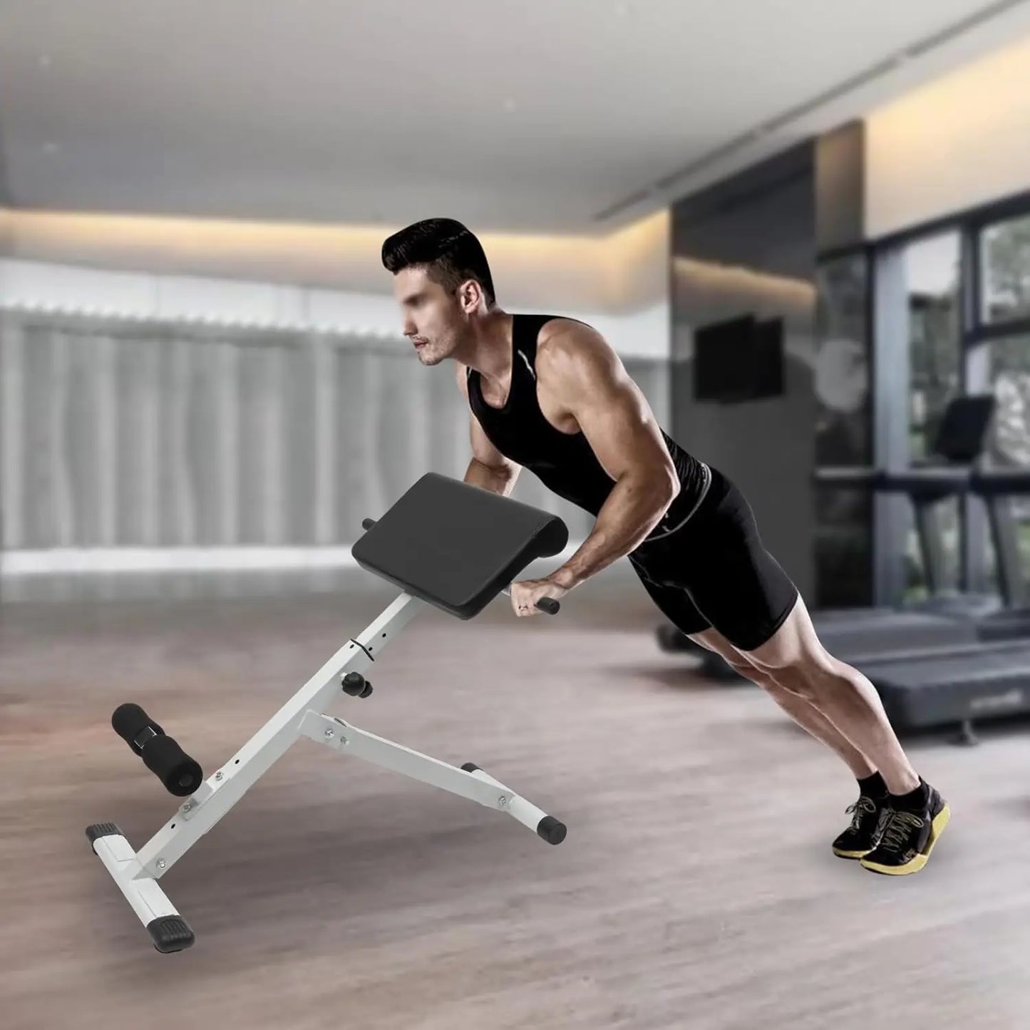 Adjustable Roman Chair Hyperextension Bench