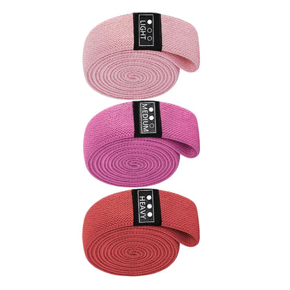 3-Piece Long Resistance Bands Set
