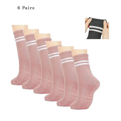 Pilates & Yoga Socks with Non-Slip Grips