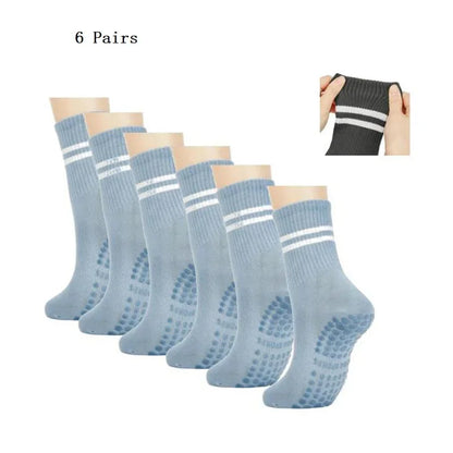 Pilates & Yoga Socks with Non-Slip Grips