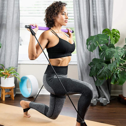 Pilates Resistance Bar with Bands