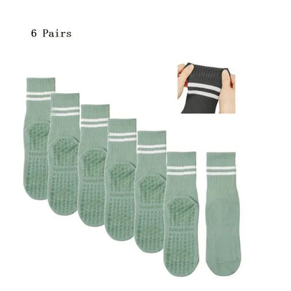 Pilates & Yoga Socks with Non-Slip Grips