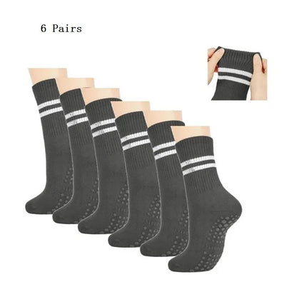 Pilates & Yoga Socks with Non-Slip Grips
