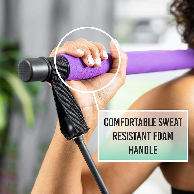 Pilates Resistance Bar with Bands