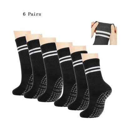 Pilates & Yoga Socks with Non-Slip Grips