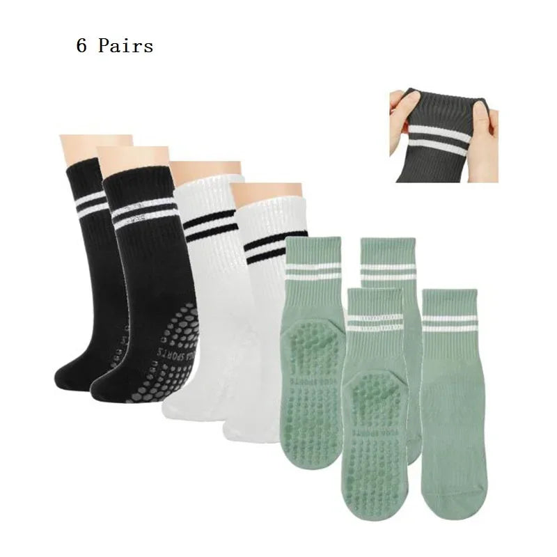 Pilates & Yoga Socks with Non-Slip Grips