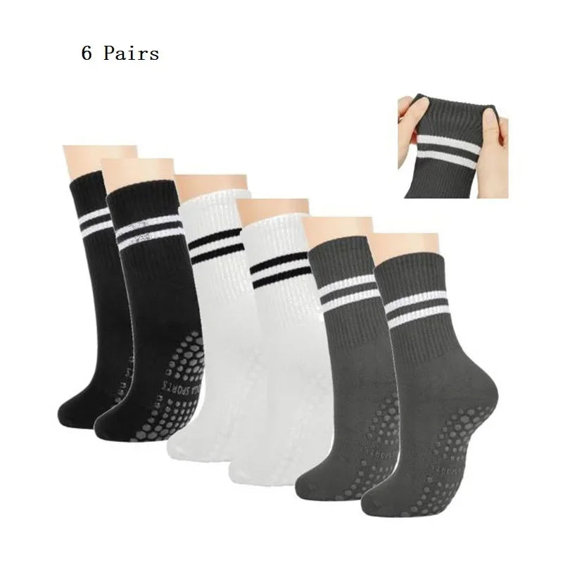 Pilates & Yoga Socks with Non-Slip Grips