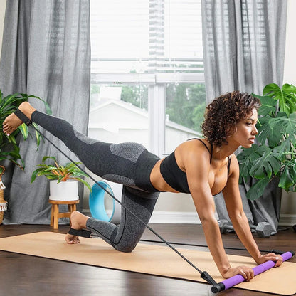 Pilates Resistance Bar with Bands