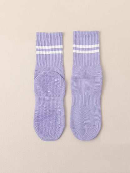 Pilates & Yoga Socks with Non-Slip Grips